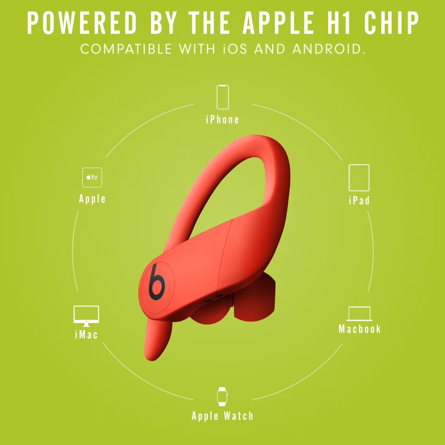 Беспроводные внутриканальные н – обзор и цена Beats Headphone Powerbeats Pro