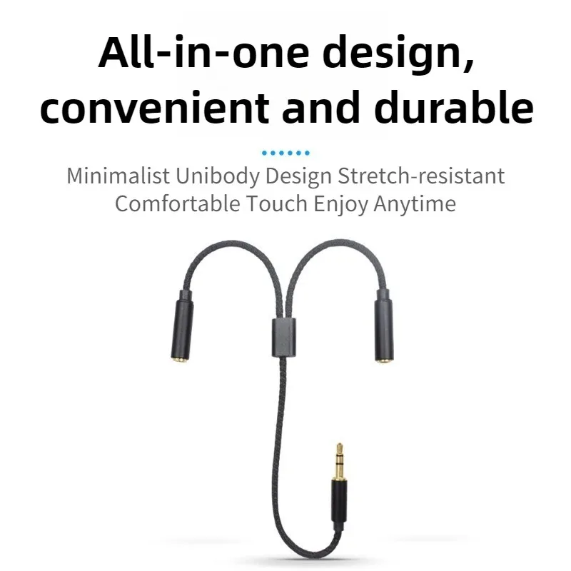 Аудиоразветвитель 3,5 мм, 1 шт – обзор и цена Earphone Splitter Jack